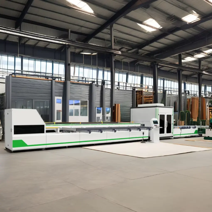 Automatic Aluminum Windows Milling Cutting Production Line